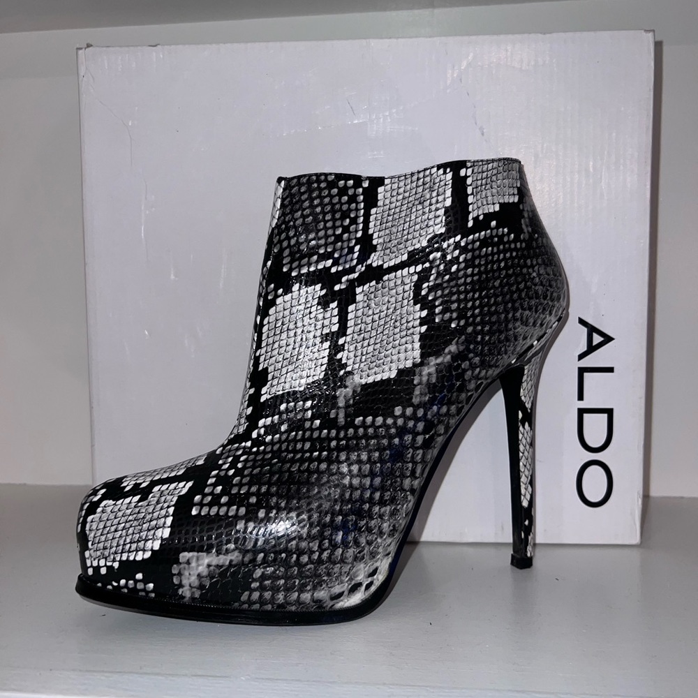 Aldo Reptile Bootie.